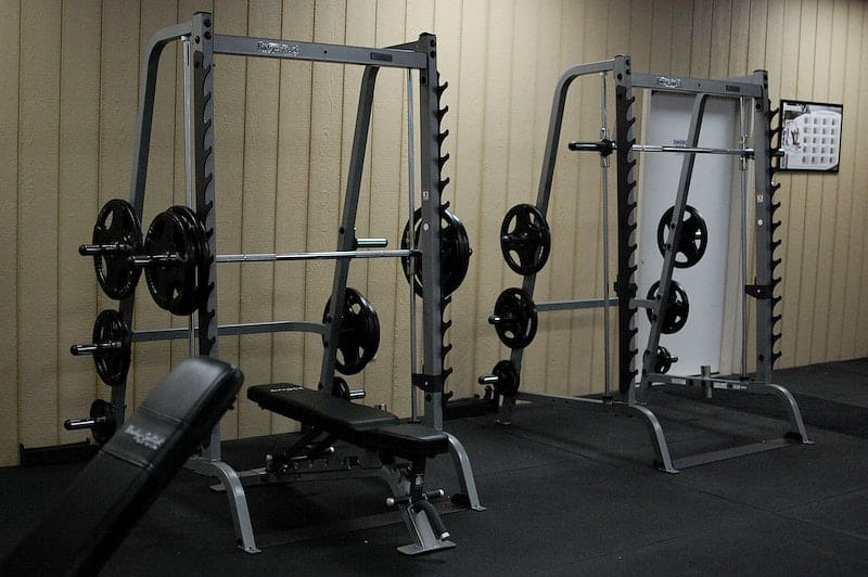 Gym full of machines and equipment
