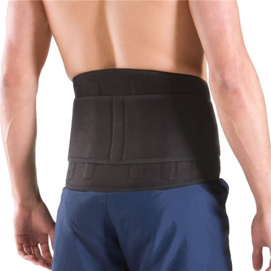 Wearing Lower Back Support Belt 1 Physioroom Elite Lower Back Support 