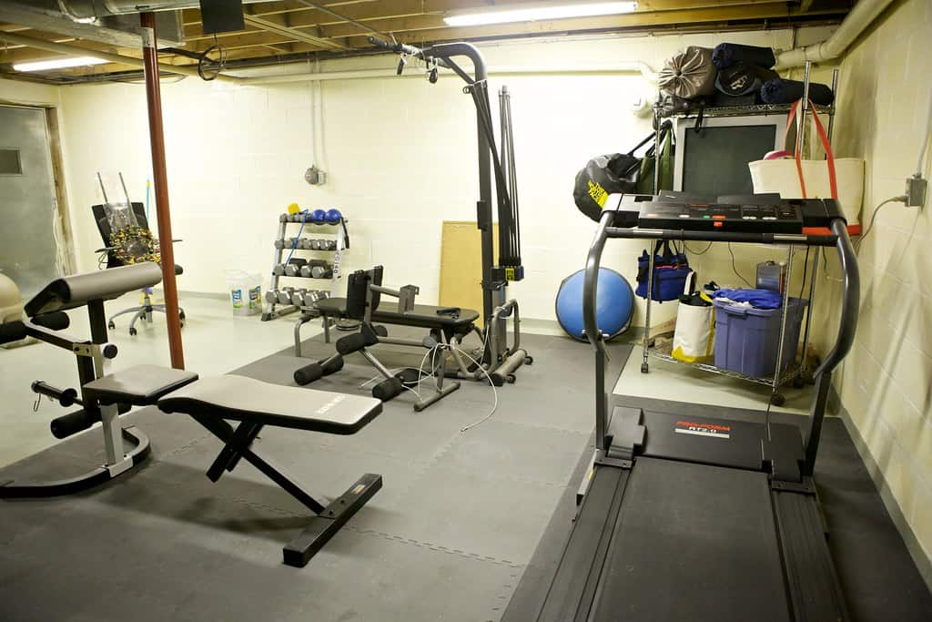 Garage gym conversion