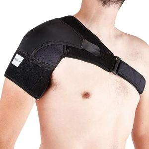 Elite Shoulder Support with Mesh Breathable Material and Ice Pack Holder
